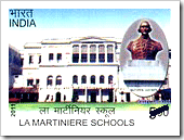 Stamp Of India On La Martiniere School